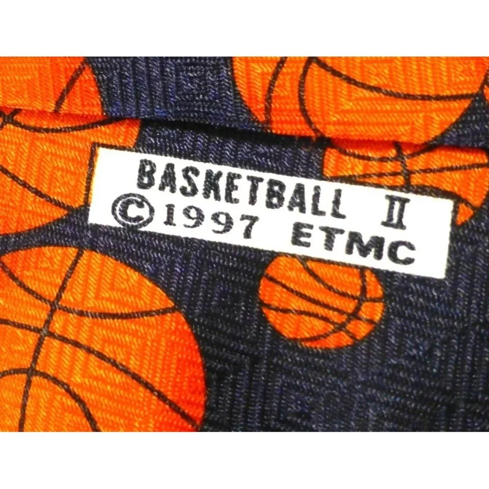 VTG Basketball II 1997 ETMC Mens Novelty Tie